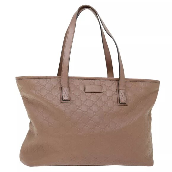 GUCCI GG Canvas Guccissima Shoulder Bag Pink - Picture 1 of 8